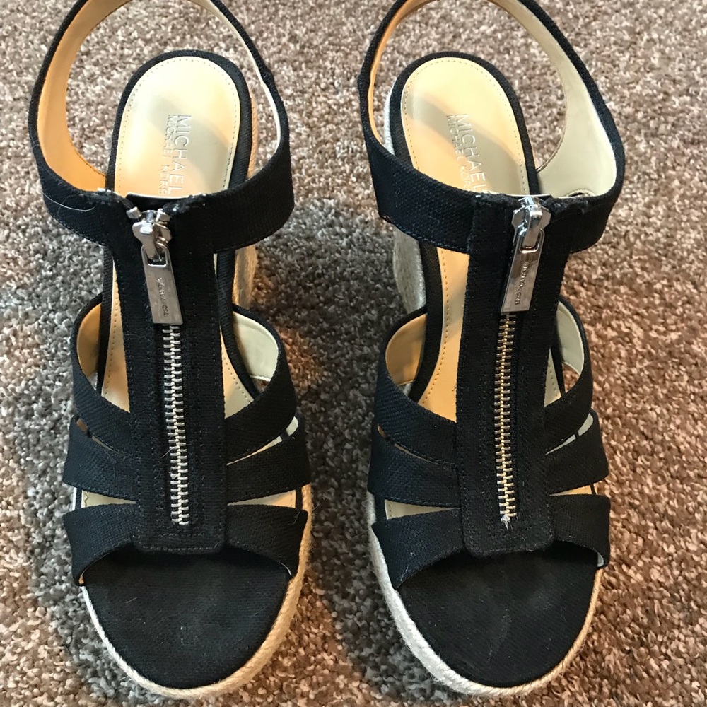 Michael Michael Kors Berkley Platform Wedge Sz 7.5